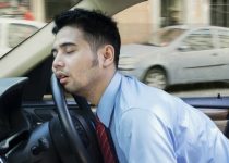 What are some tips for staying awake when driving?